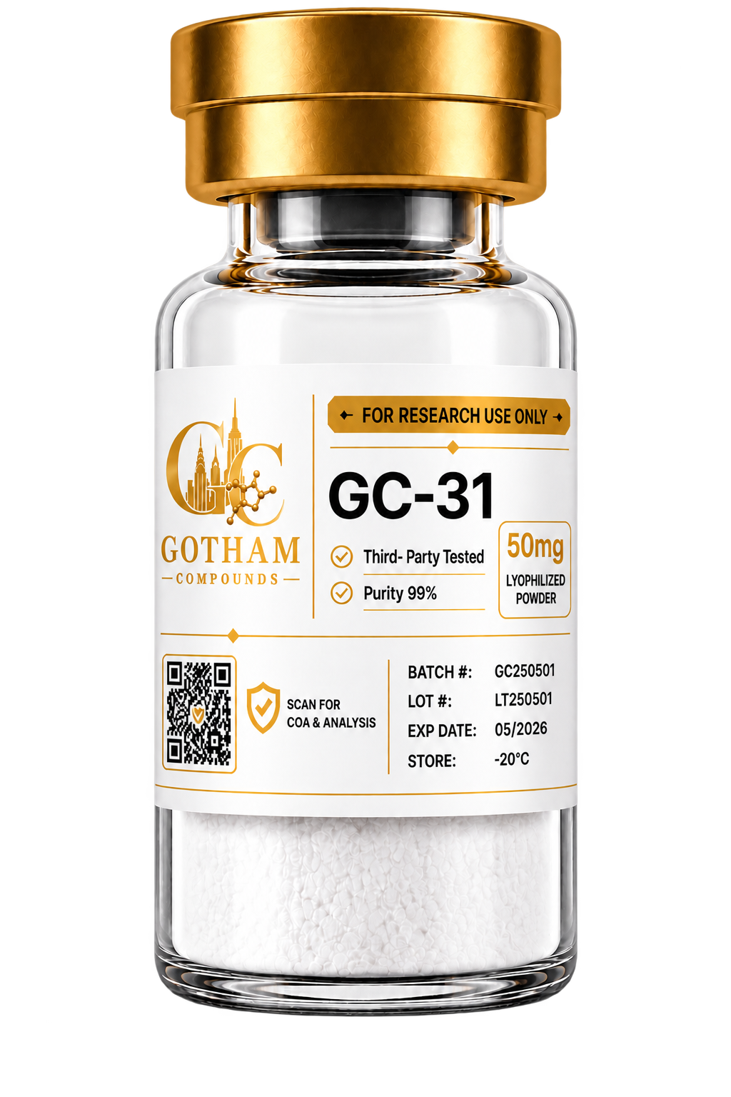 Gotham Compounds GC-31 50mg